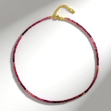 Collana in argento con Tormalina Rosa