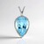 Pendentif en argent et Topaze bleu ciel