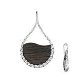 Zilveren hanger met een Veeneik (dagen)