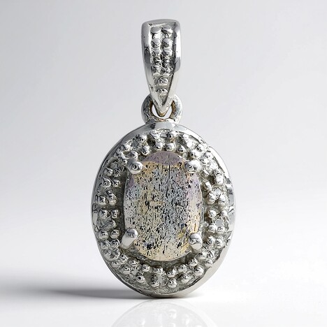 Ciondolo in argento con Labradorite