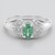 Bague en argent et Kyanite Menthe