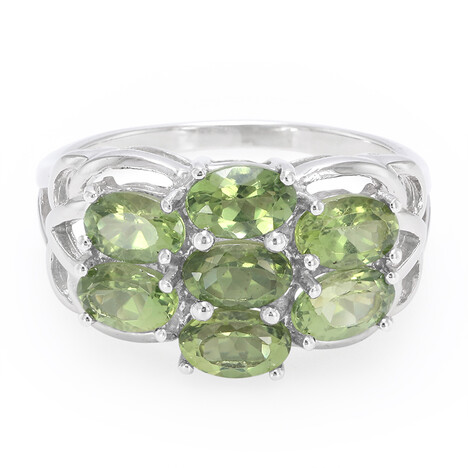 Russischer Apatit-Silberring