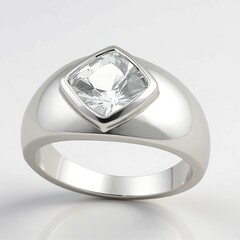 Anello in argento con Danburite