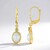Boucles d'oreilles en argent et Opale Welo