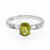 Cuprian Tourmaline Silver Ring