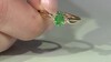 Gouden ring met een Colombiaanse smaragd