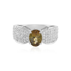 9K Unheated Yellow Tanzanite Gold Ring