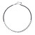 Collier en argent et Spinelle noir