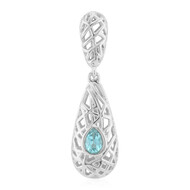 Ciondolo in argento con Apatite Blu (MONOSONO COLLECTION)