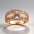 Anello in oro con Diamante Rose de France SI1 di Argyle (Annette)