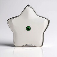 Charm in argento con Tsavorite della Tanzania (Annette)
