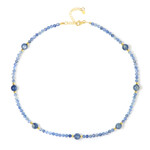 Collar en plata con Cianita de Nepal