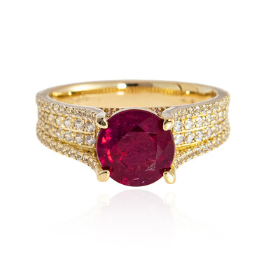 Anillo en oro con Rubí de Madagascar (de Melo)