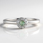 Bague en argent et Alexandrite
