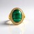 Anello in argento con Malachite (Adela Silber)