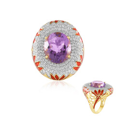 Lavendel-Amethyst-Silberring (Adela Silber)