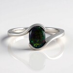Anello in argento con Opale Mezezo