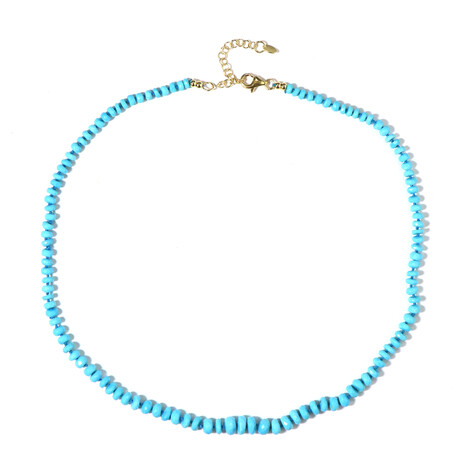 Collier en argent et Turquoise Sleeping Beauty (Adela Silber)