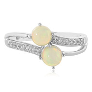 Anello in argento con Opale di Welo