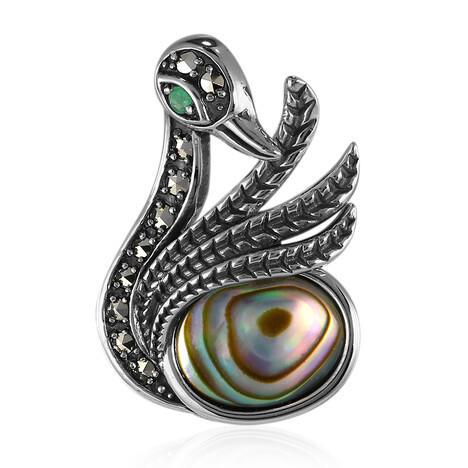 Colgante en plata con Concha de Abalone