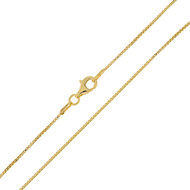 Silber-Veneziakette - 2,61 g - 45 cm - vergoldet