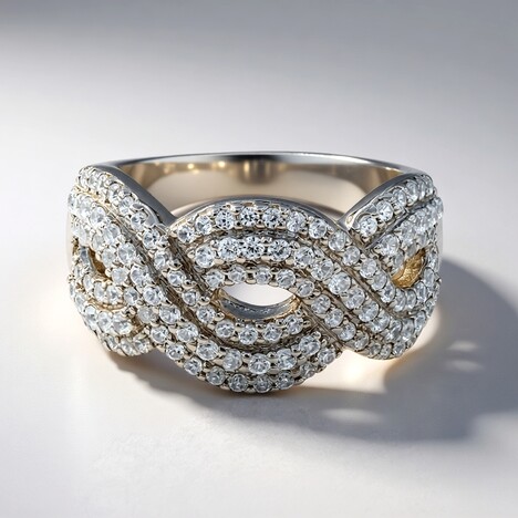 Anello in argento con Zircone