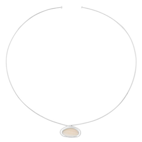 Gargantilla en plata con Nácar