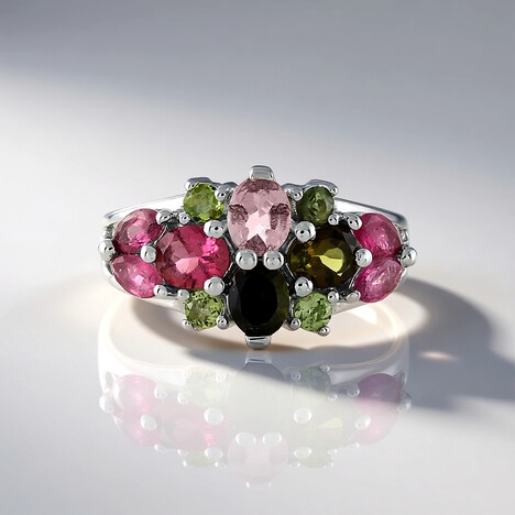 Anello in argento con Tormalina