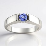 Anello in argento con Tanzanite (Pallanova)