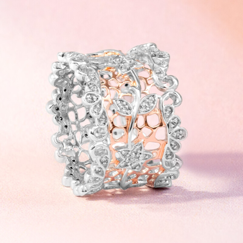 I3 (I) Diamant-Silberring