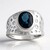 Anello in argento con Topazio Blu Londra (de Melo Essence)