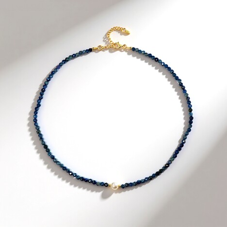 Collana in argento con Perla d'Acqua Dolce Bianca