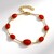 Bracciale in argento con Corniola (KM by Juwelo)