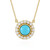 Sleeping Beauty Turquoise Silver Necklace (Faszination Türkis)