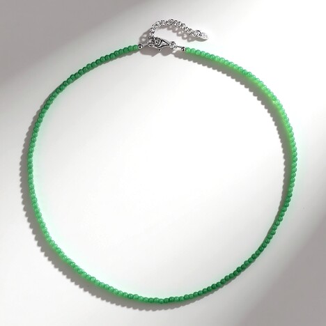Collana in argento con Avventurina Verde