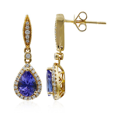 Orecchini in oro con Tanzanite AAA (CIRARI)