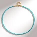 Collana in argento con Apatite Blu