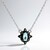 Collana in argento con Topazio Blu Cielo