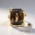 Anello in oro con Quarzo Fumè (CIRARI)