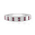 Bague en argent et Rubis du Mozambique