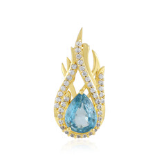Colgante en plata con Zircón de Ratanak Kirí (Adela Silber)