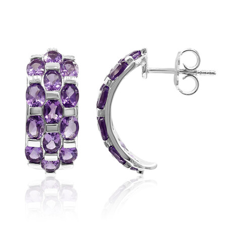 Orecchini in argento con Ametista