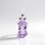 Ciondolo in argento con Ametista Rose de France