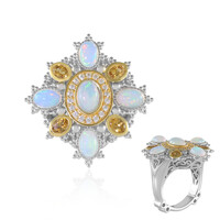 Welo-Opal-Silberring (Dallas Prince Designs)