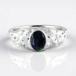 Anello in argento con Opale Mezezo (SAELOCANA)