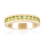 Burmesischer Peridot-Silberring