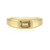 Zilveren ring met een Gele Zirkoon (Adela Silber)