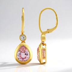 Orecchini in argento con Kunzite