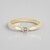 Anello in argento con Diamante Cioccolato I2
