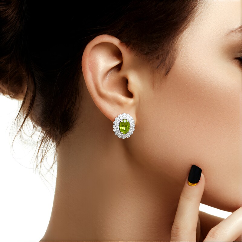 Orecchini in argento con Sfene